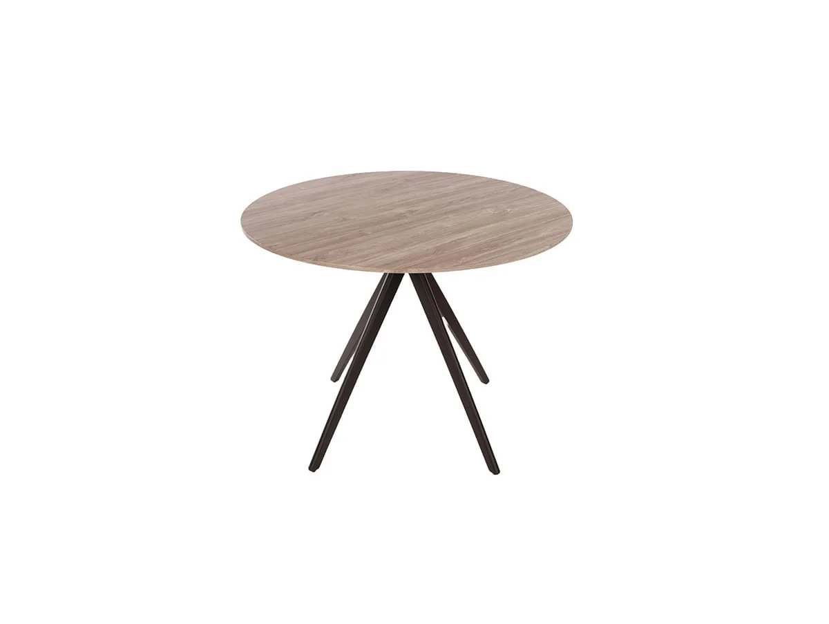 Core Products Core Aspen Round Grey Oak Dining Table
