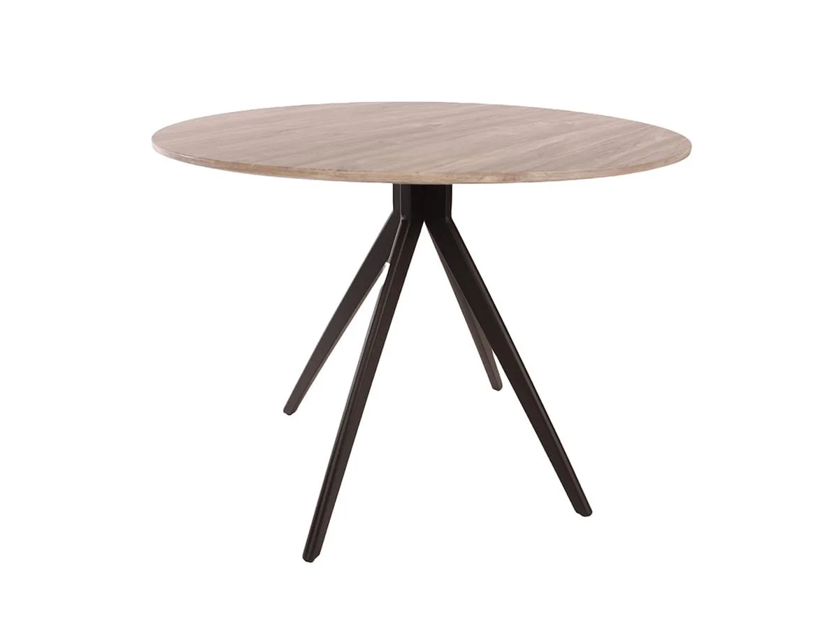Core Products Core Aspen Round Grey Oak Dining Table
