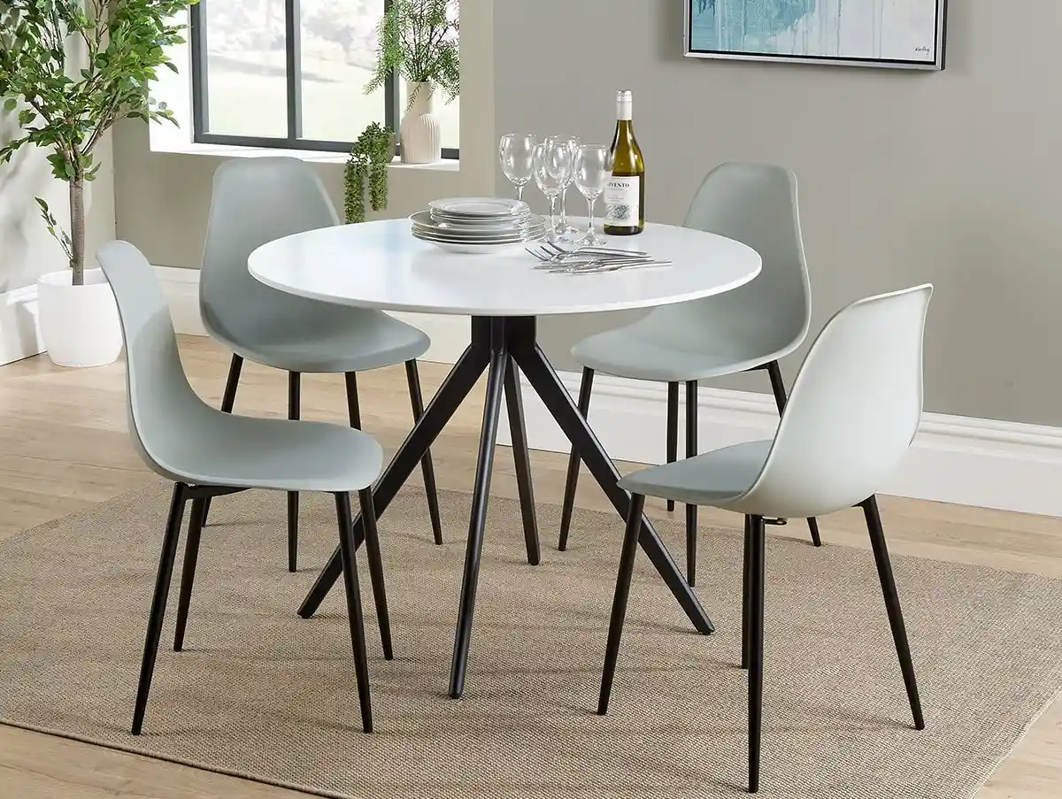 Core Products Core Aspen Round White Dining Table