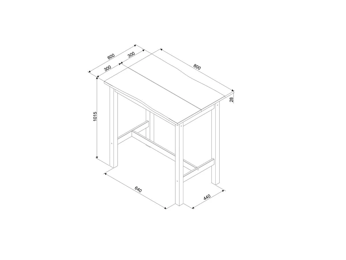 Core Products Core Corona Black Small Rectangular Dining Set