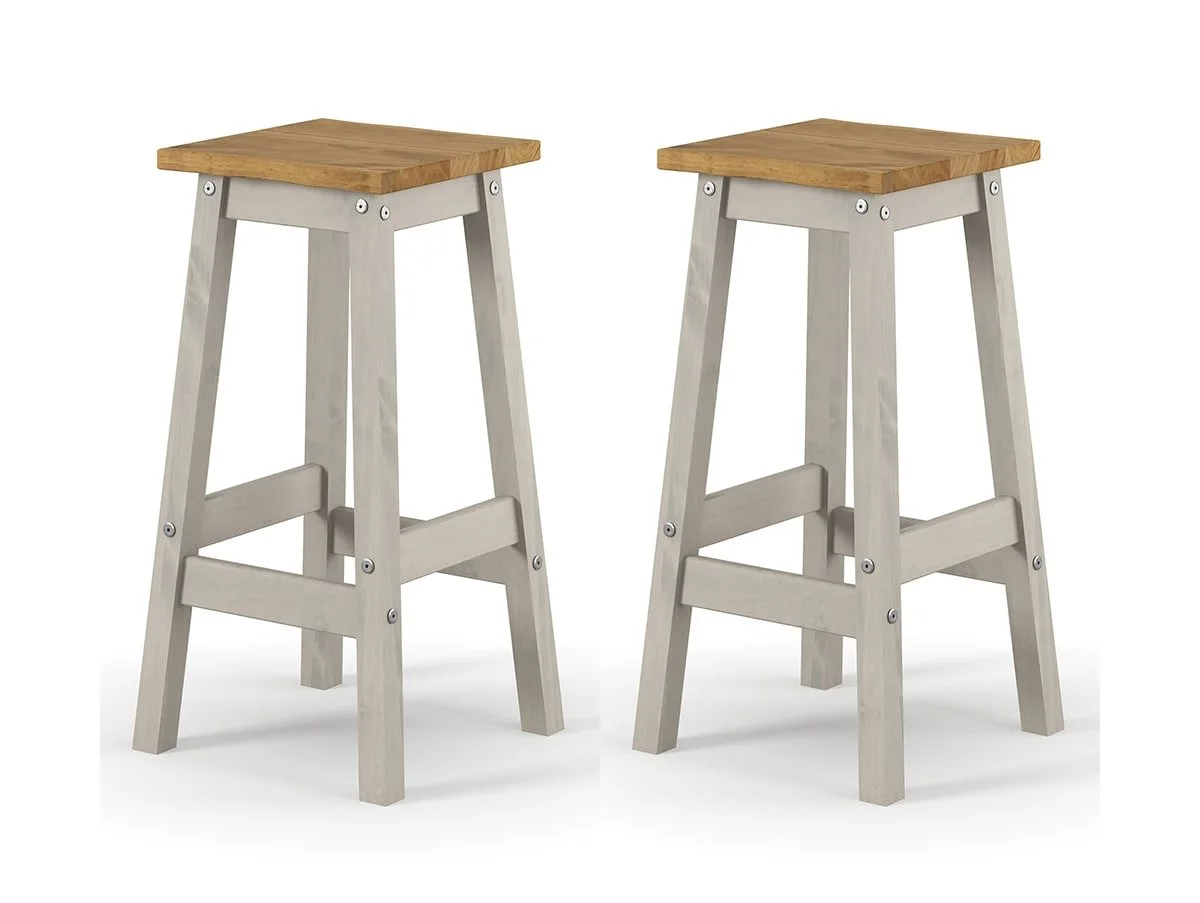 Core Products Core Corona Grey Set of 2 Edge High Breakfast Stool
