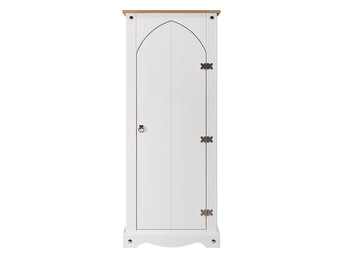 Core Products Core Corona White Wax Vestry Wooden Cupboard