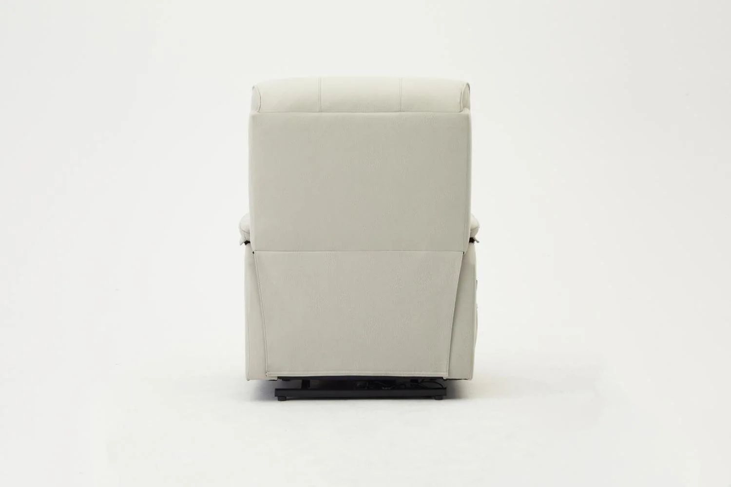 TGC TGC Lewis Single Motor Light Grey Air Leather Riser Recliner Chair