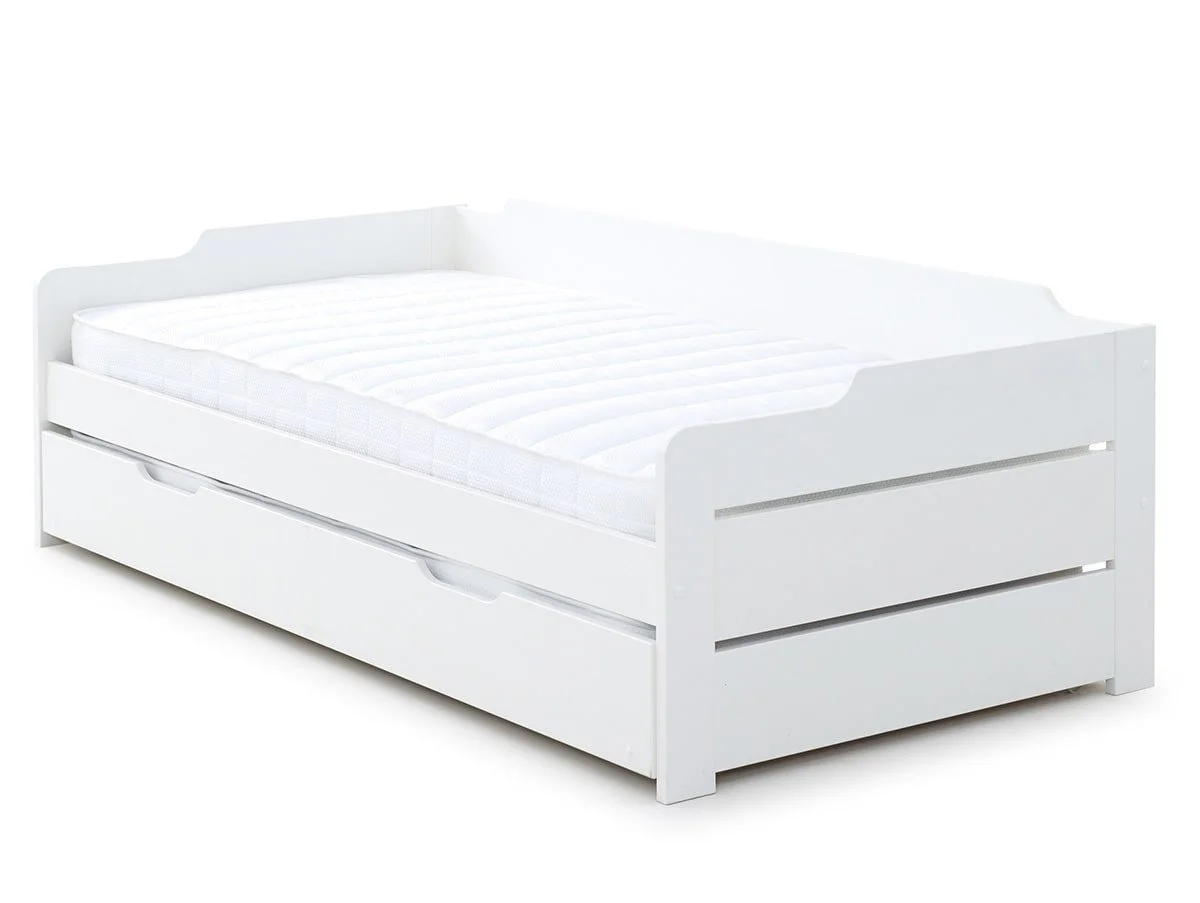 Bedmaster Bedmaster Copella 3ft Single White Guest Bed Frame