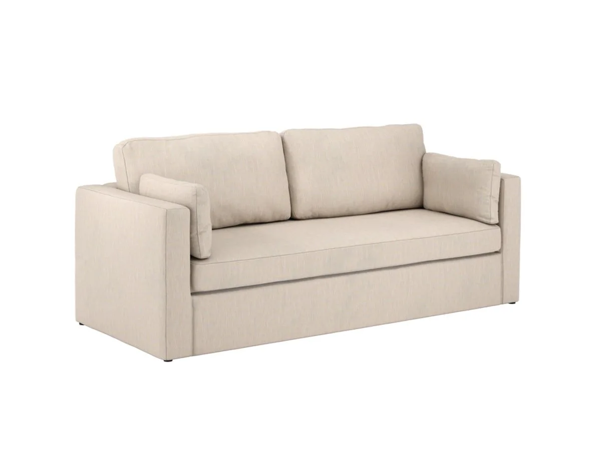 LPD LPD Newport Stone Linen 3 Seater Sofa
