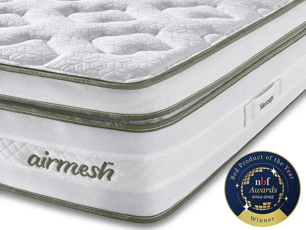 Silentnight Silentnight Eco Comfort Airmesh Mirapocket 3000 Pillowtop 4ft6 Double Mattress