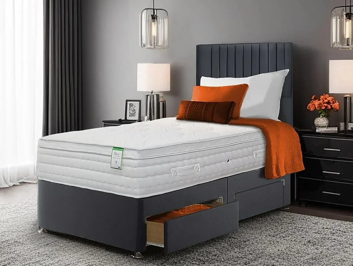 ASC ASC Bamboo Luxury Pocket 3000 Lunar Divan Bed