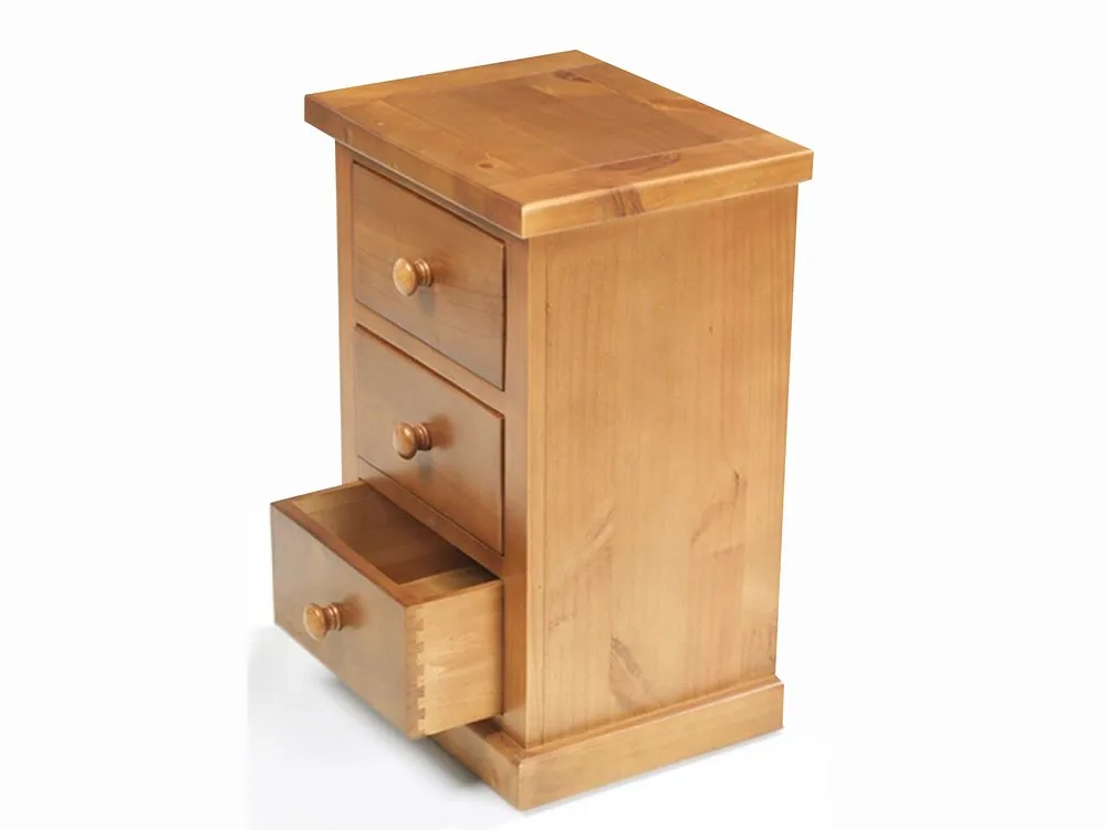 Archers Archers Langdale 3 Drawer Pine Wooden Large Bedside Table (Assembled)