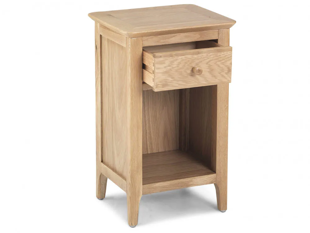 Archers Archers Windermere 1 Drawer Oak Wooden Small Bedside Table (Assembled)