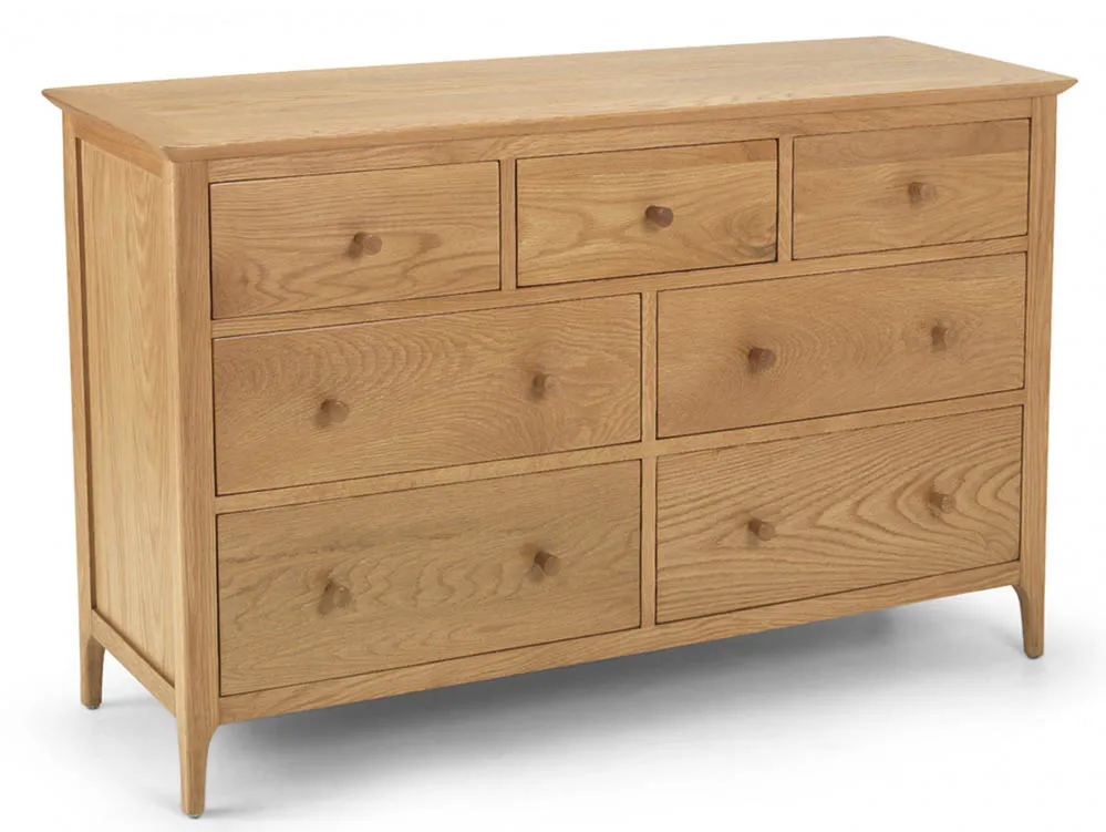 Archers Archers Windermere 7 Drawer Oak Wooden Chest of Drawers (Assembled)