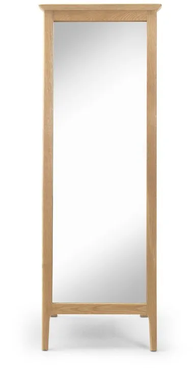 Archers Archers Windermere Oak Wooden Cheval Mirror (Assembled)