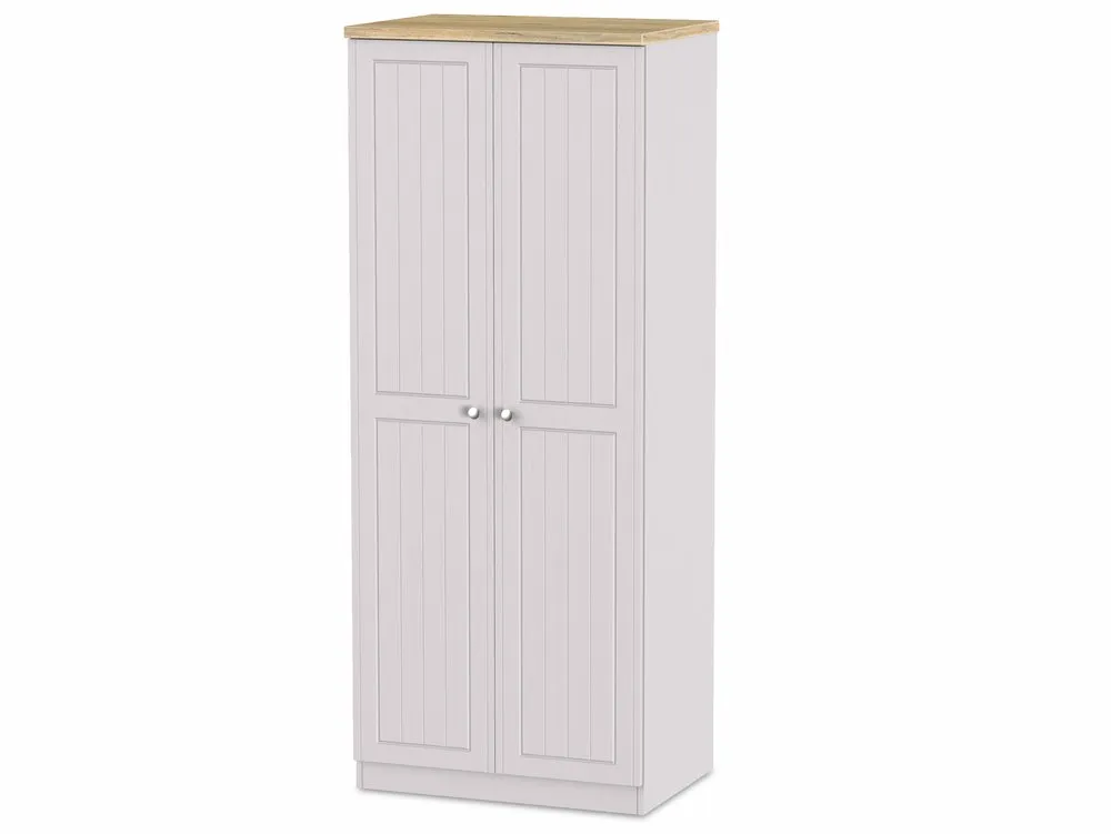 Welcome Welcome 2ft6 Vienna 2 Door Double Wardrobe (Assembled)