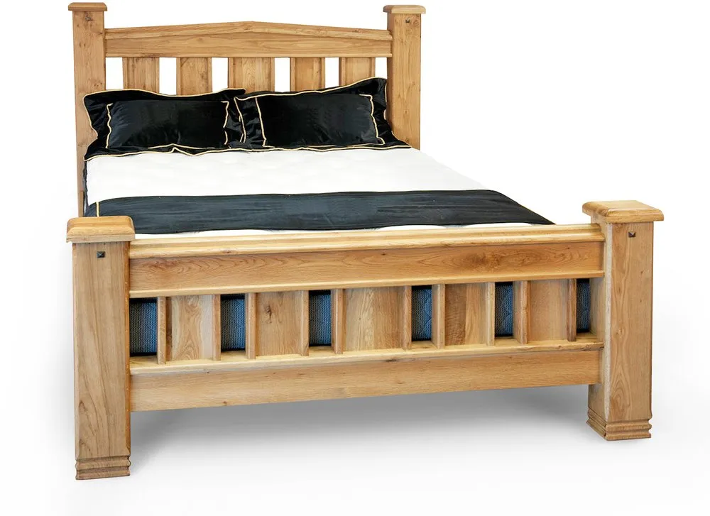 ASC ASC Balmoral 4ft6 Double Oak Wooden Bed Frame