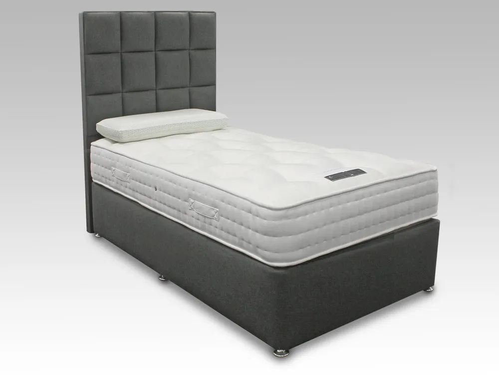 ASC ASC Cashmere Pocket 1000 2ft6 Small Single Lunar Divan Bed