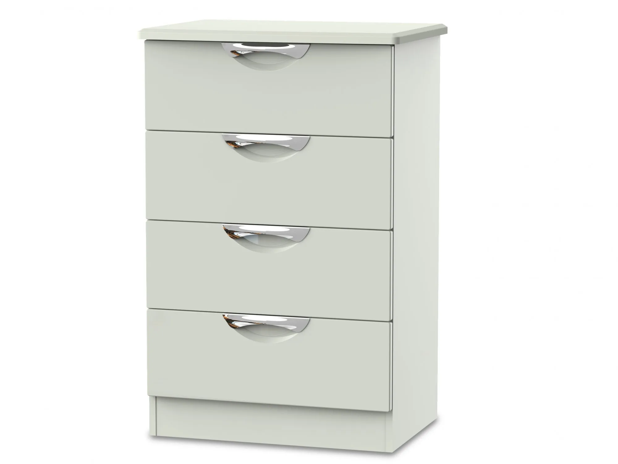 ASC ASC Corsica Kashmir High Gloss 4 Drawer Midi Chest of Drawers (Assembled)