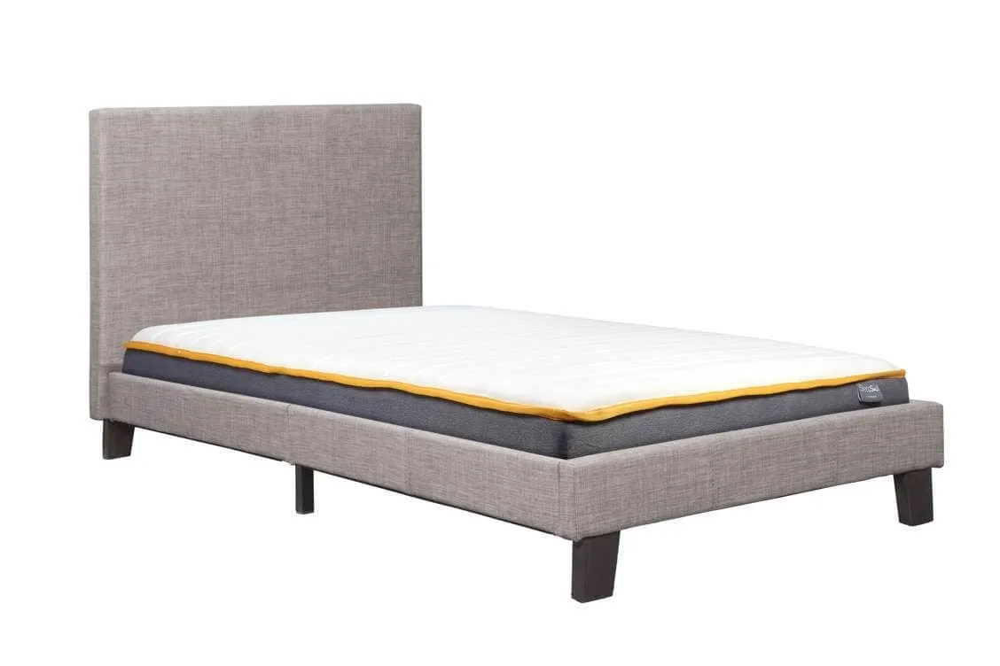 Birlea Furniture & Beds Birlea Berlin 3ft Single Grey Fabric Bed Frame