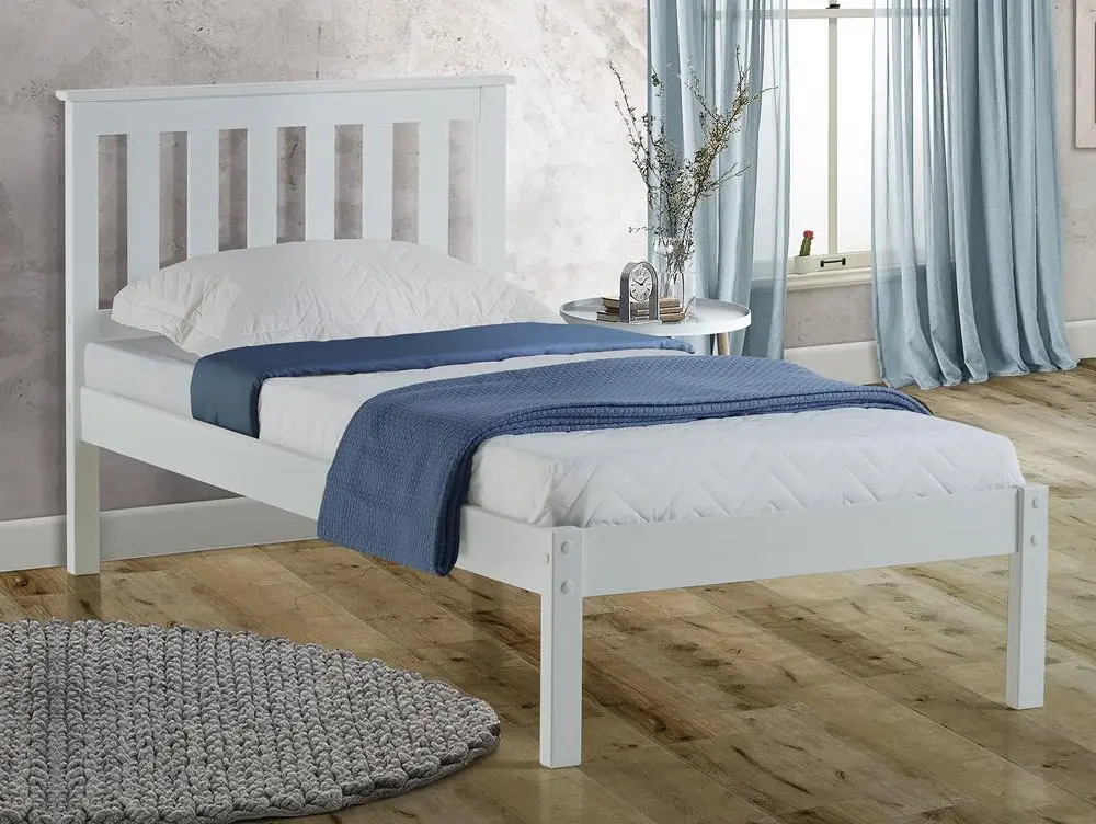 Birlea Furniture & Beds Birlea Denver 3ft Single White Wooden Bed Frame