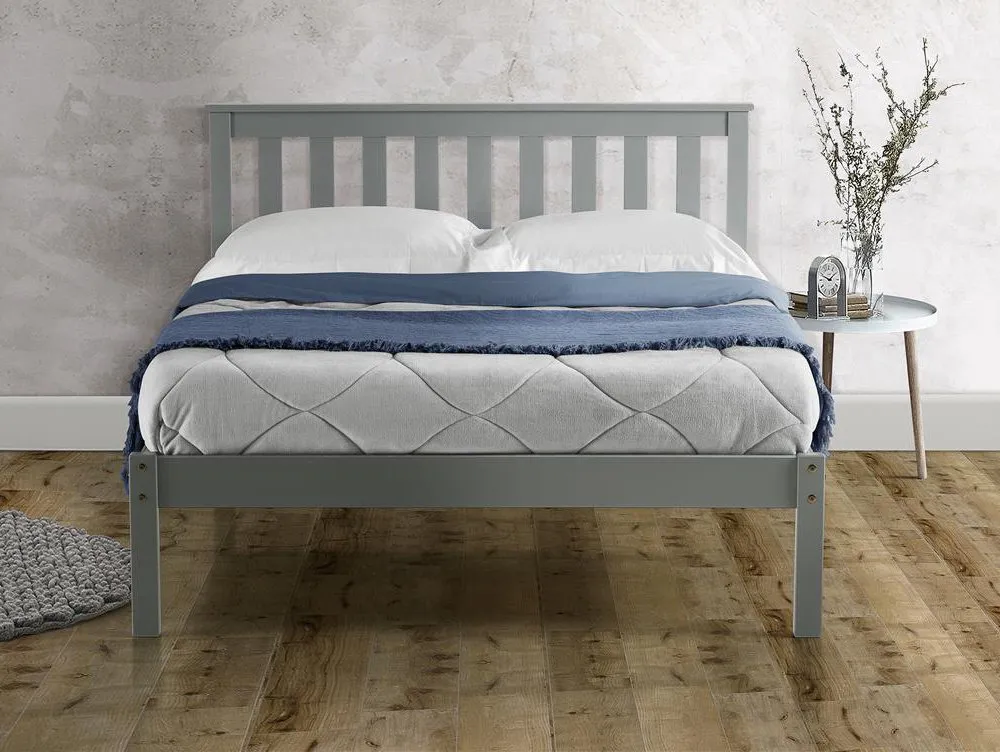 Birlea Furniture & Beds Birlea Denver 4ft Small Double Grey Wooden Bed Frame