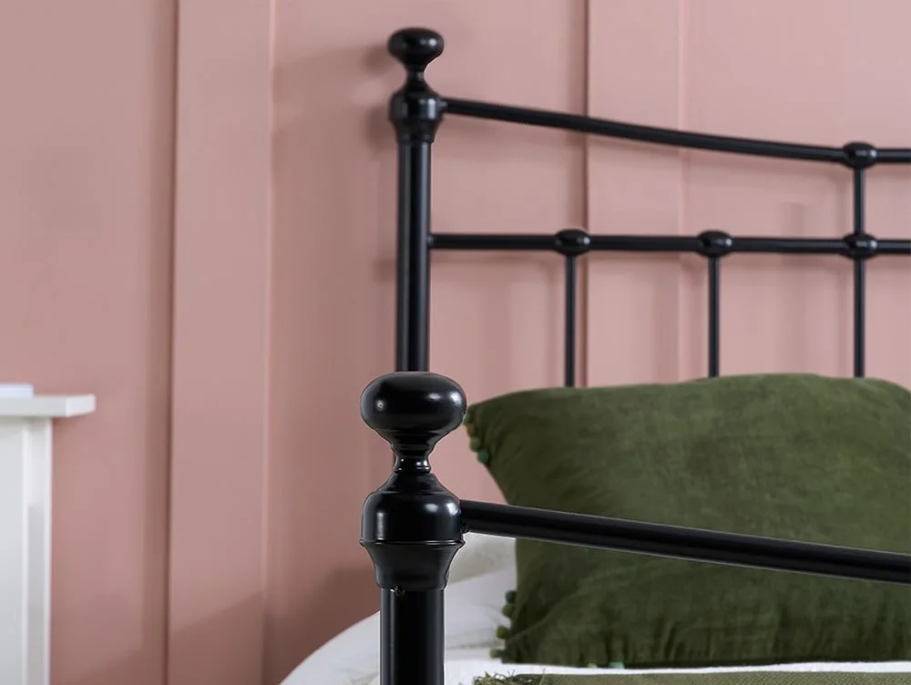 Birlea Furniture & Beds Birlea Emily 3ft Single Black Metal Bed Frame