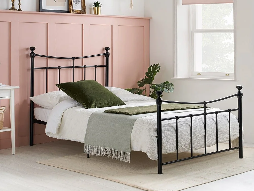 Birlea Furniture & Beds Birlea Emily 3ft Single Black Metal Bed Frame