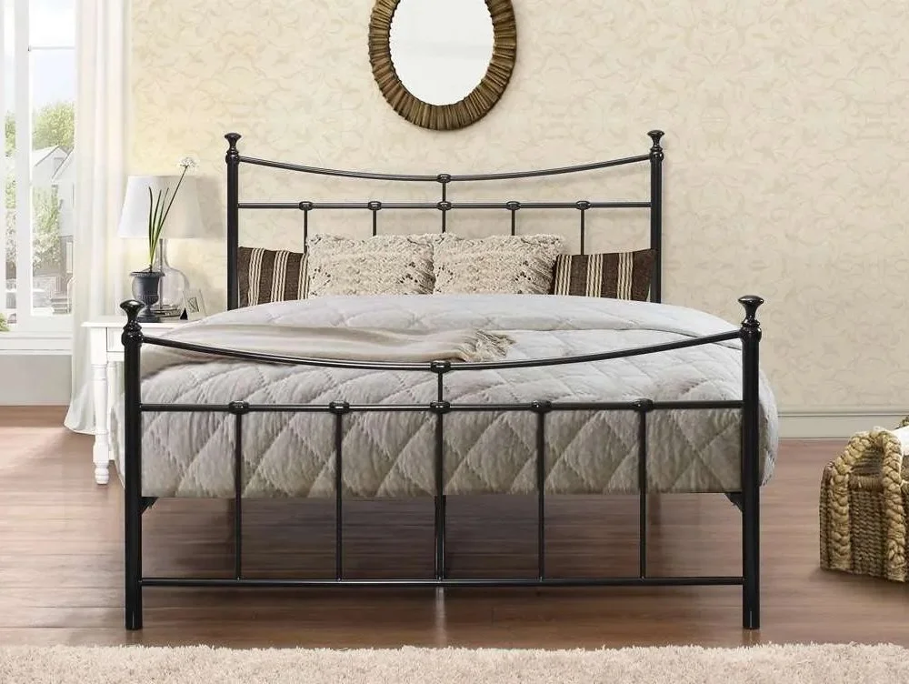 Birlea Furniture & Beds Birlea Emily 4ft Small Double Black Metal Bed Frame