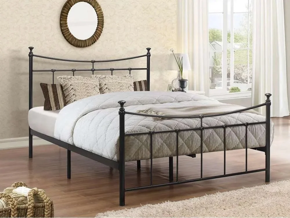 Birlea Furniture & Beds Birlea Emily 4ft Small Double Black Metal Bed Frame