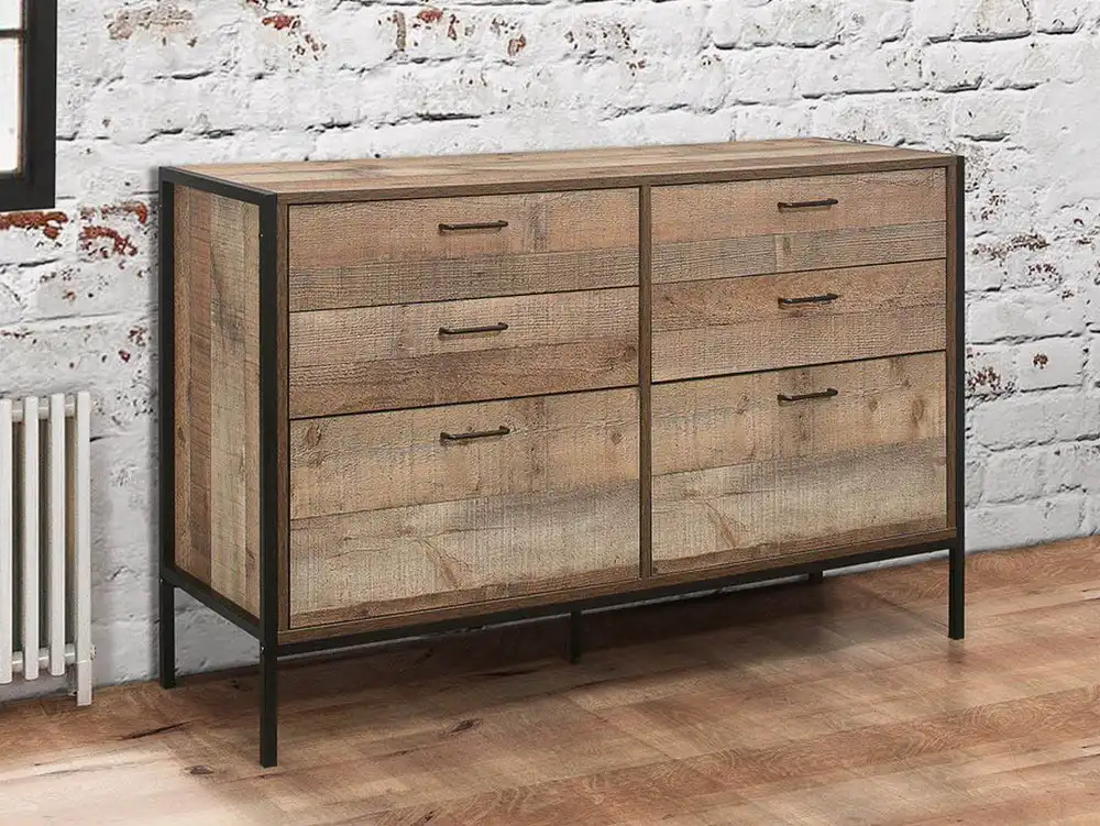 Birlea Furniture & Beds Birlea Urban Rustic 6 Drawer Chest of Drawers