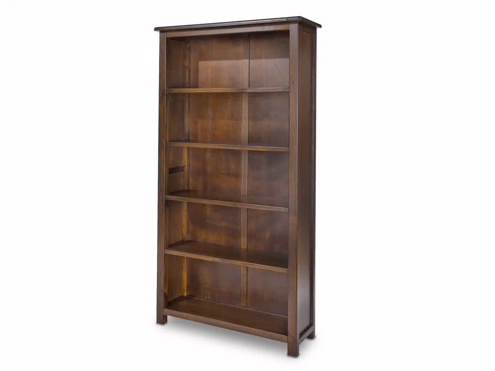 Core Products Core Boston Dark Antique Pine Wooden Tall Bookcase