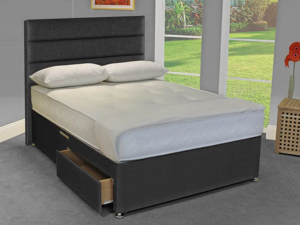 Deluxe Deluxe Memory Flex Orthopaedic 4ft Small Double Divan Bed