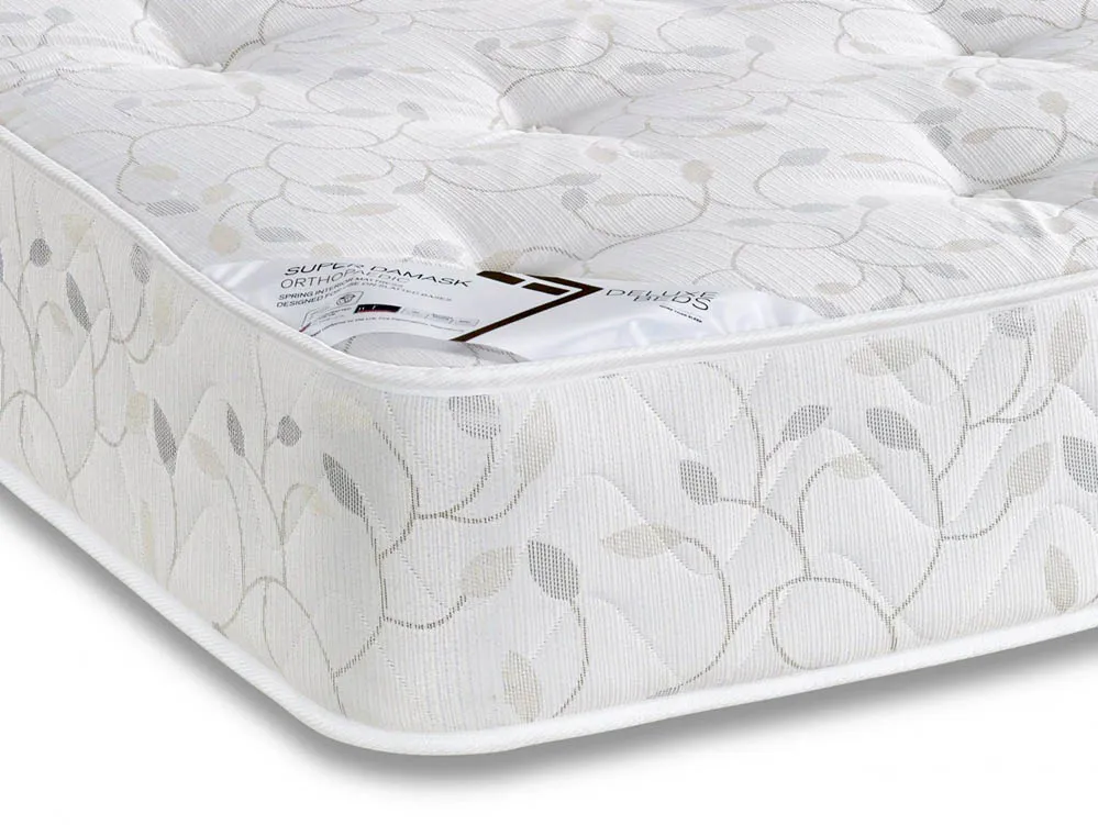 Deluxe Deluxe Super Damask Orthopaedic 160 x 200 Euro (IKEA) Size King Divan Bed