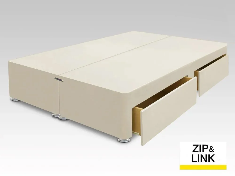 Deluxe Deluxe Universal 6ft Super King Size Divan Base for Zip and Link Mattresses