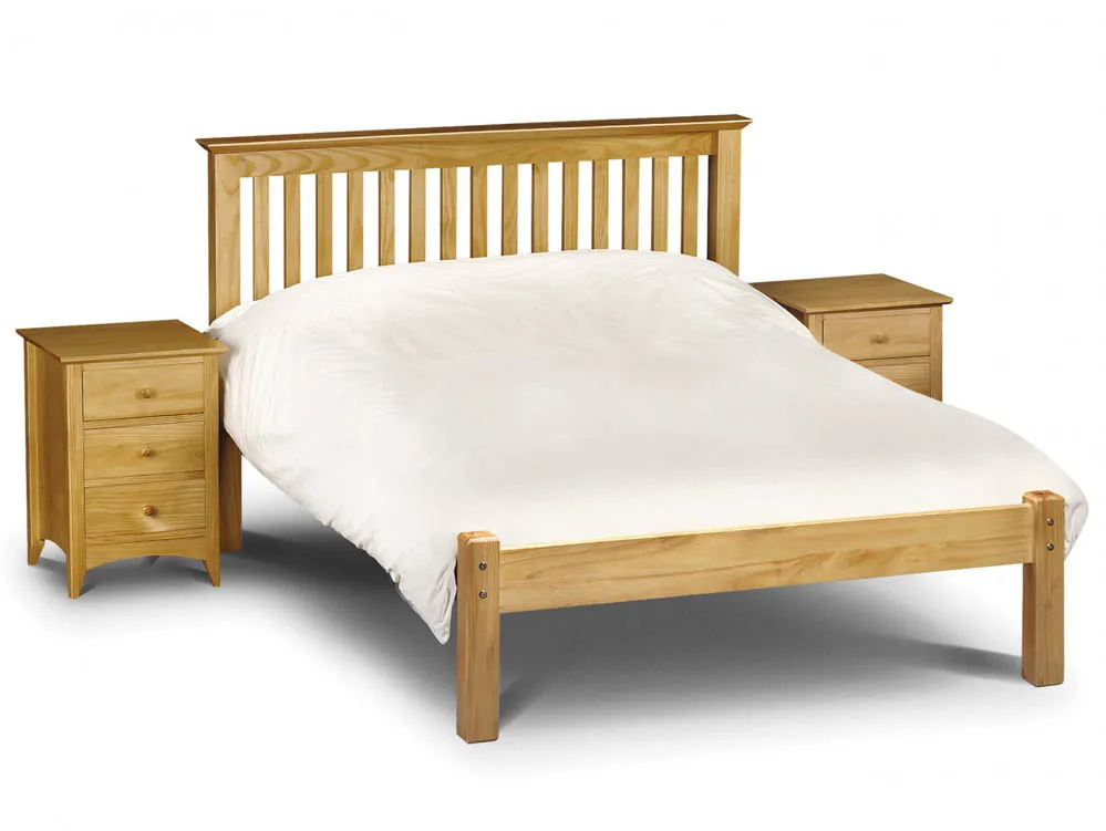 Julian Bowen Julian Bowen Barcelona 4ft Small Double Pine Wooden Bed Frame (Low Footend)