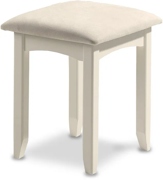 Julian Bowen Julian Bowen Cameo Ivory Wooden Dressing Table Stool