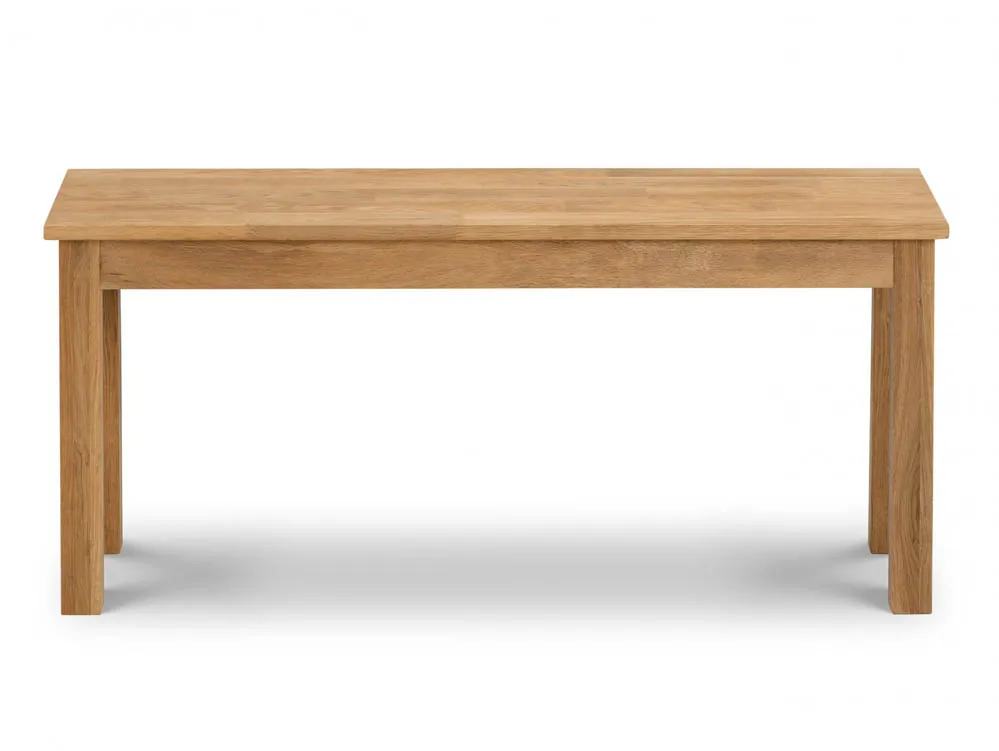 Julian Bowen Julian Bowen Coxmoor American White Oak Wooden Dining Bench