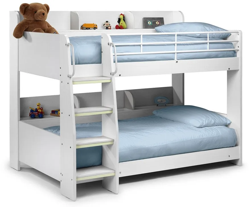 Julian Bowen Julian Bowen Domino 3ft White Wooden Bunk Bed Frame