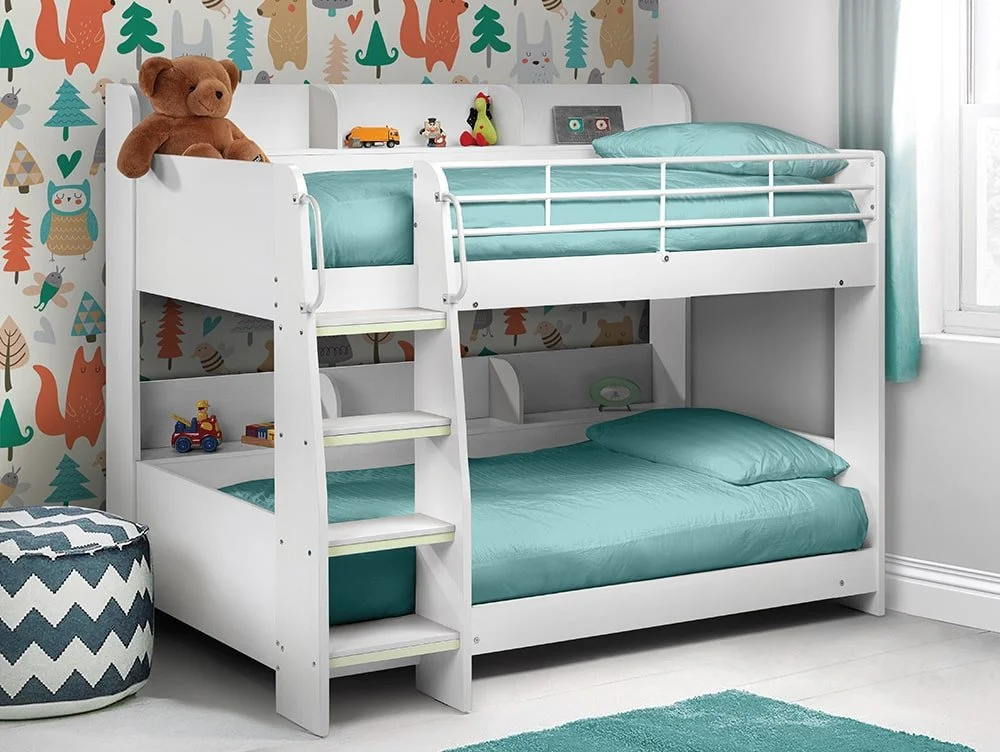 Julian Bowen Julian Bowen Domino 3ft White Wooden Bunk Bed Frame