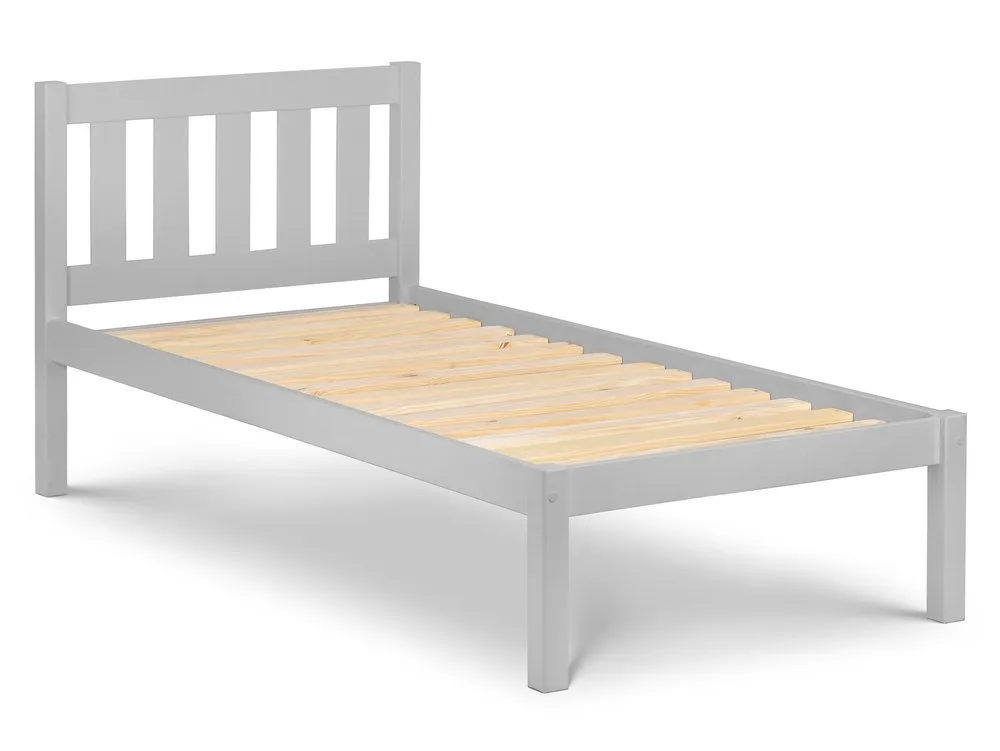 Julian Bowen Julian Bowen Luna 3ft Single Dove Grey Wooden Bed Frame