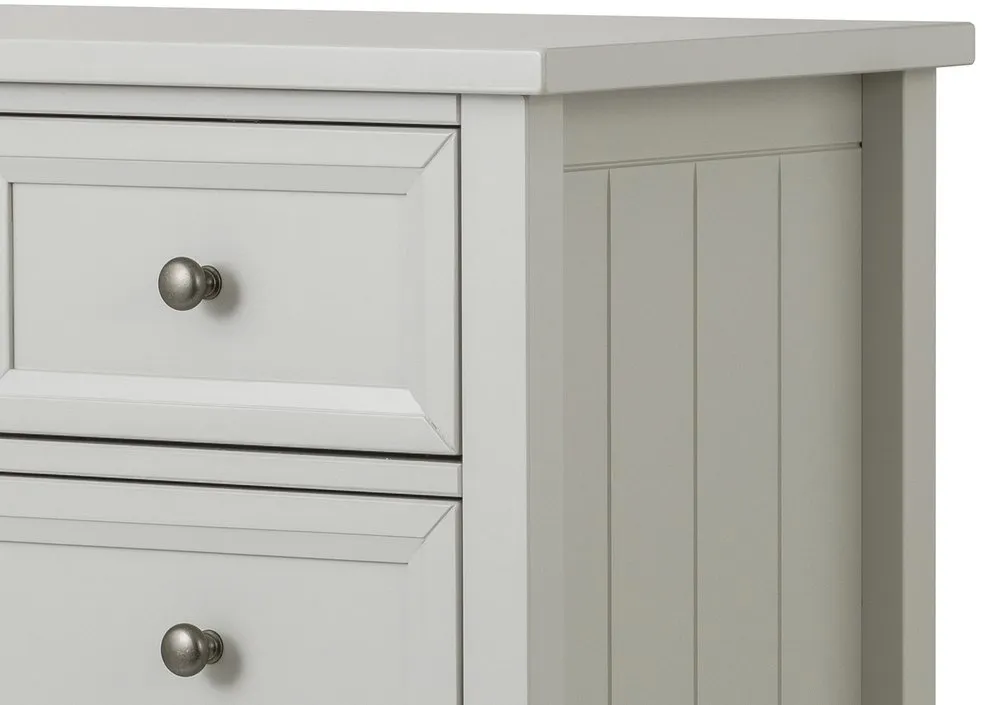 Julian Bowen Julian Bowen Maine Dove Grey 6 Drawer Chest of Drawers