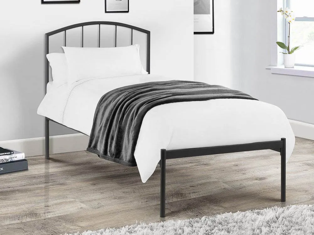 Julian Bowen Julian Bowen Onyx 3ft Single Satin Black Metal Bed Frame