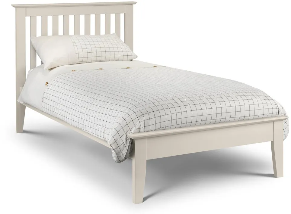 Julian Bowen Julian Bowen Salerno 3ft Single Ivory Wooden Bed Frame