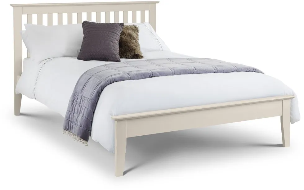 Julian Bowen Julian Bowen Salerno 4ft6 Double Ivory Wooden Bed Frame