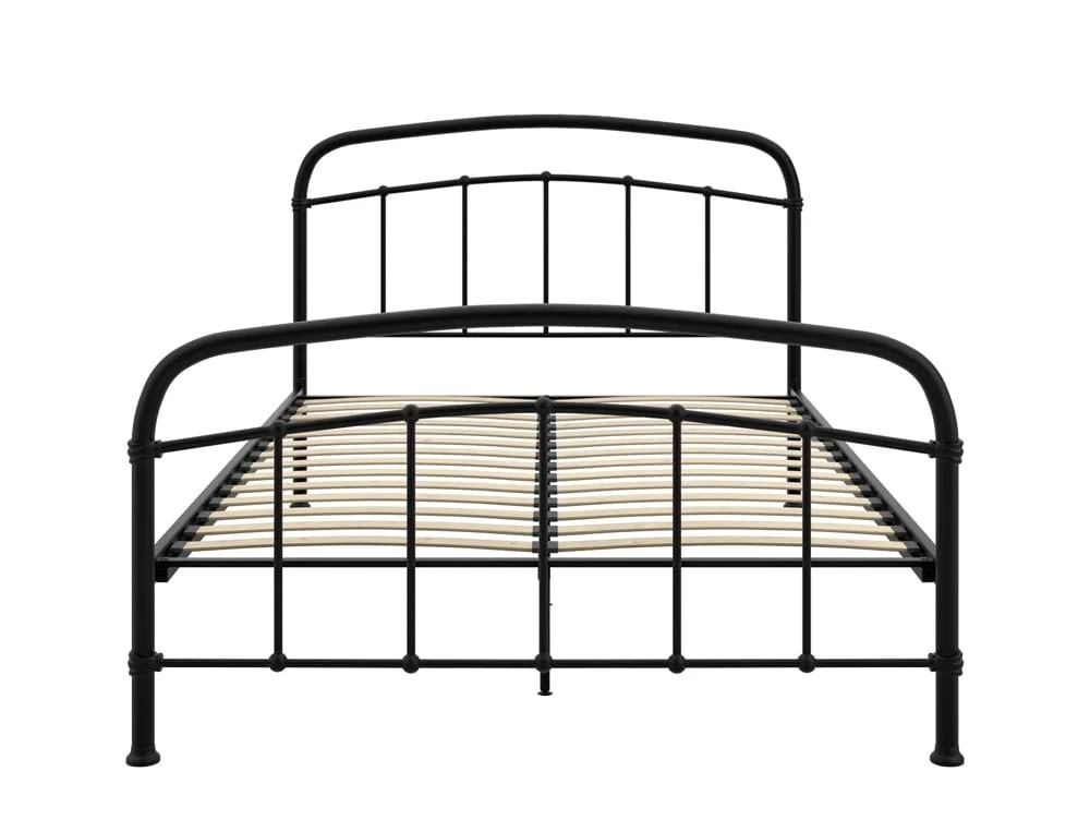 LPD LPD Halston 4ft6 Double Black Metal Bed Frame