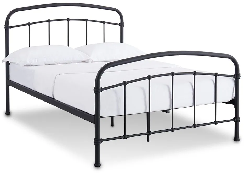 LPD LPD Halston 5ft King Size Black Metal Bed Frame