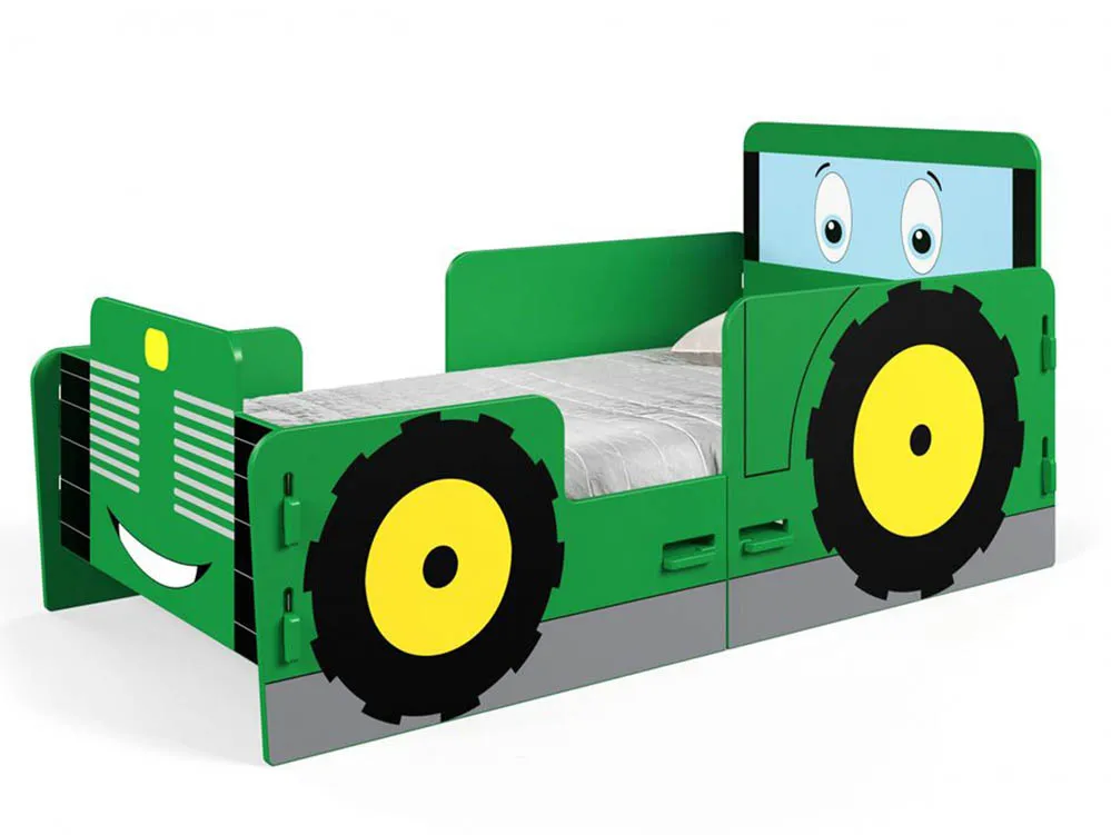 Kidsaw Kidsaw Green Tractor Junior Bed Frame