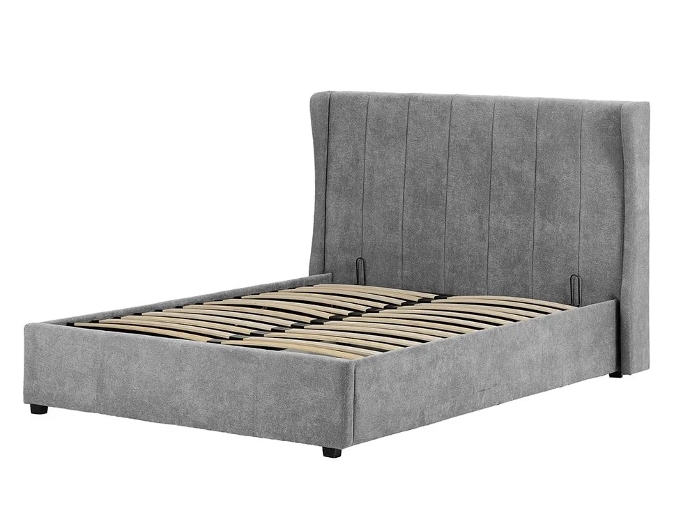 Seconique Seconique Amelia 4ft6 Double Grey Fabric Ottoman Bed Frame