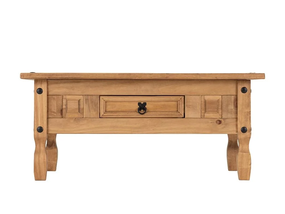 Seconique Seconique Corona Pine 1 Drawer Wooden Coffee Table