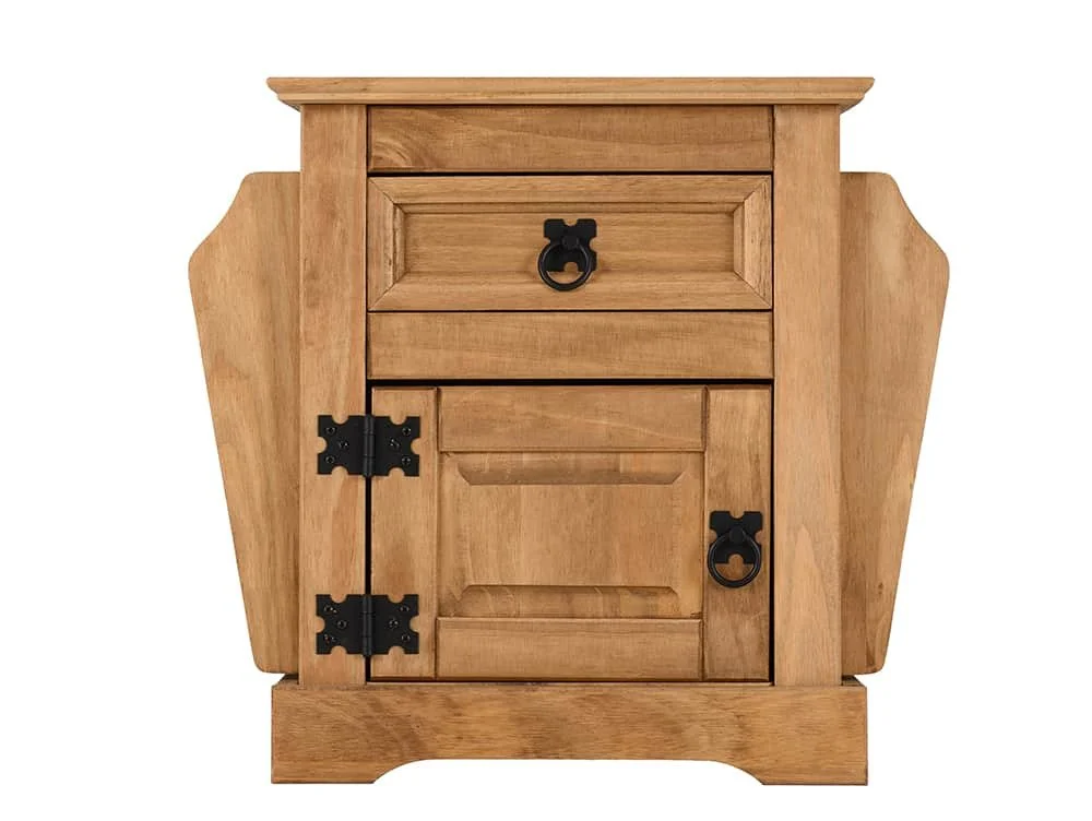 Seconique Seconique Corona Pine 1 Drawer Wooden Magazine Table