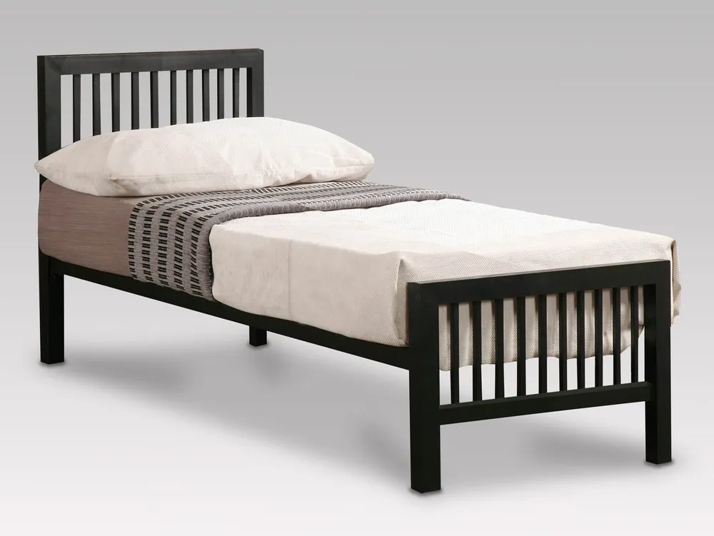 Time Living Time Living Meridian 3ft Single Black Metal Bed Frame