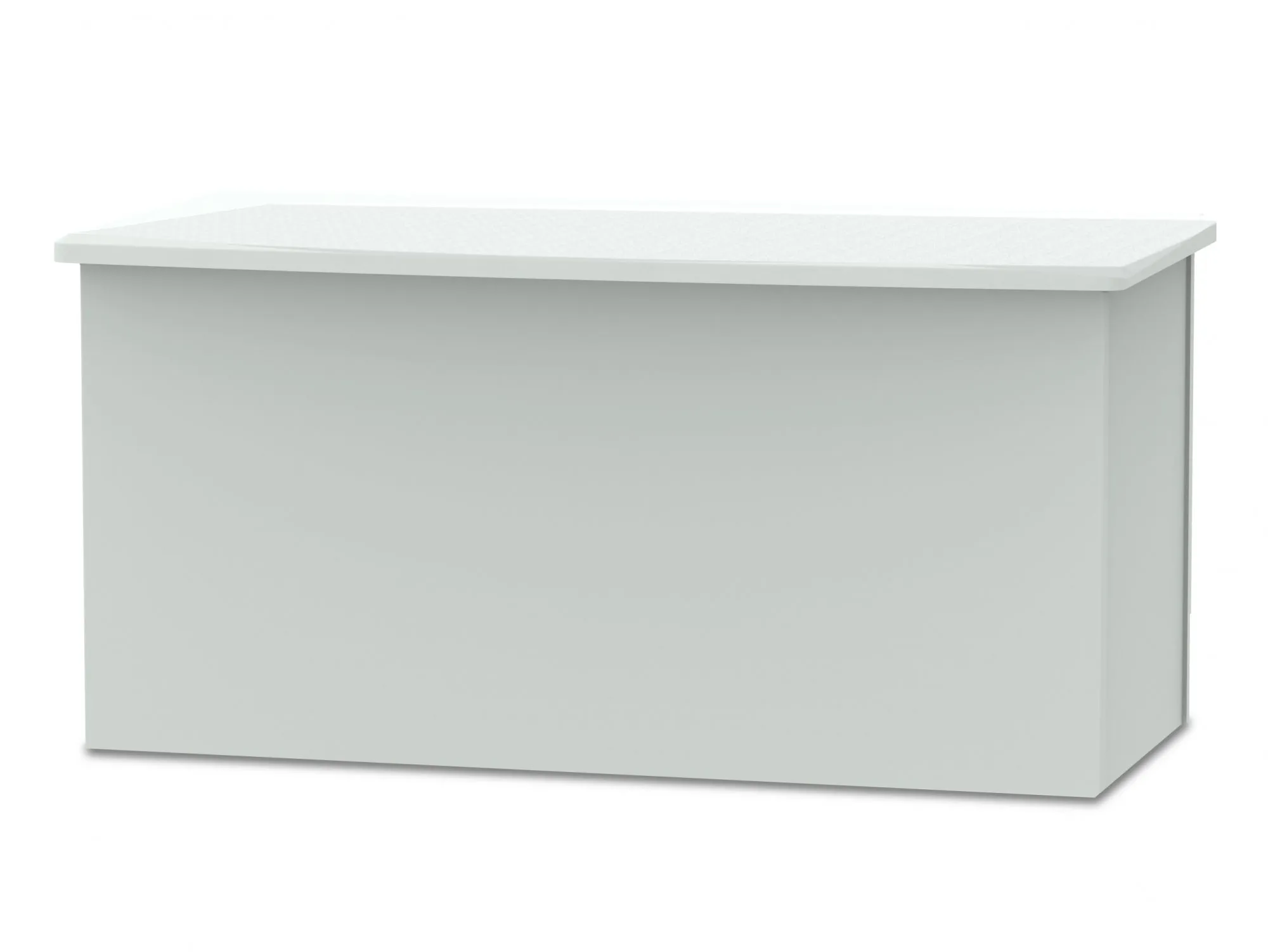 Welcome Welcome Knightsbridge Matt Grey Blanket Box (Assembled)