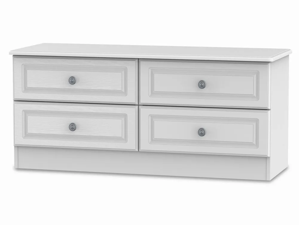 Welcome Welcome Pembroke White Ash 4 Drawer Bed Box (Assembled)